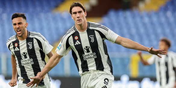 Juve, torna a brillare Vlahovic: doppietta. Thiago Motta sbanca Genova e si porta in testa, rivivi la diretta