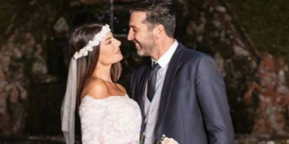 Matrimonio Buffon: lacrime per la promessa a Ilaria D'Amico e un regalo speciale