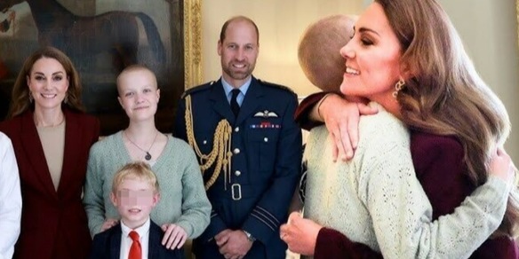 Kate Middleton riappare in pubblico per aiutare una ragazza malata