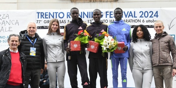 L’ugandese Kiplang e l’etiope Mekuriaw i campioni della Trento Half Marathon 2024