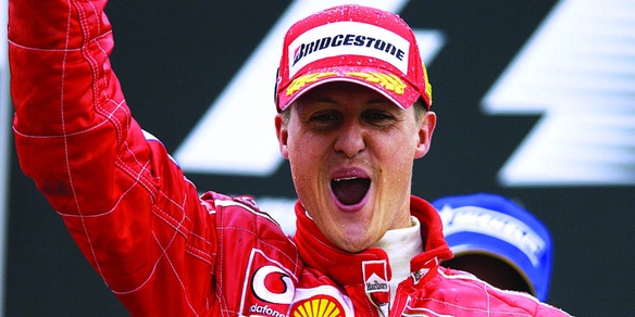 Schumacher fa per sette e cinque titoli sono Ferrari