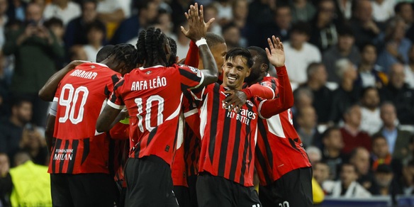 Milan, notte da sogno a Madrid: il Bernabeu è rossonero