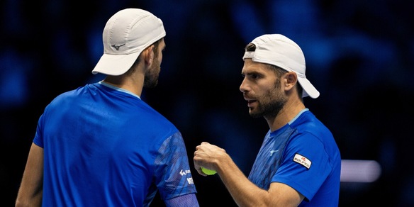Bolelli-Vavassori Atp Finals: azzurri eliminati da Arevalo e Pavic. Rivivi la diretta