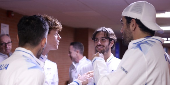 Berrettini svela: "Cosa ha detto Sinner alla squadra prima del doppio in Davis”