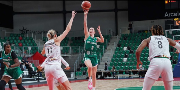EuroCup Women – Sassari cede il passo allo Zaglebie Sosnowiec nel quarto periodo