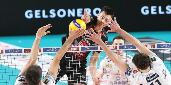 Civitanova ferma anche Trento, Verona vince il derby con Padova