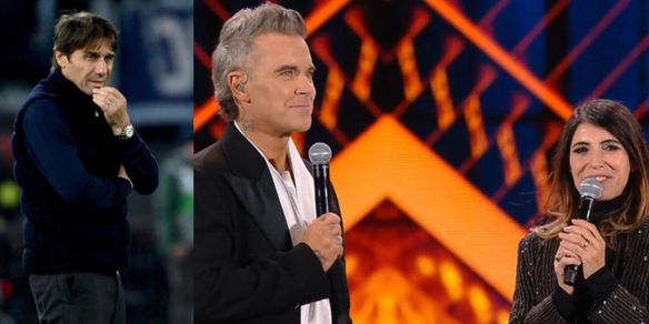 Robbie Williams a X Factor: "Complimenti al Napoli per il primo posto in Serie A"