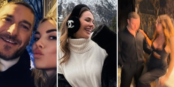 Totti e Ilary, botta e risposta social: lei con Bastian, lui innamorato a Parigi