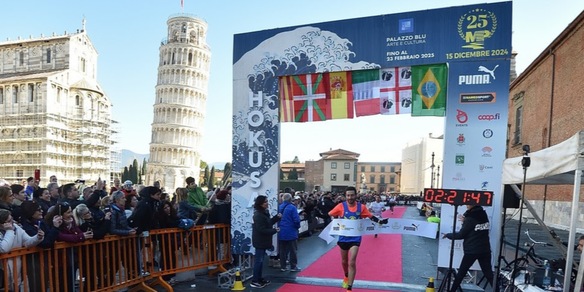 Festa XXV Maratona di Pisa, vincono Luca Parisi e l’ungherese Tunde Szabo