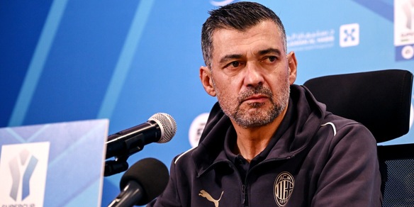 Supercoppa, la conferenza del tecnico del Milan Sergio Conceicao