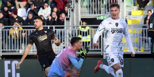 Papera di Vasquez, Esposito implacabile: pari tra Venezia e Empoli