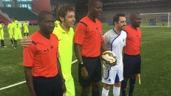 MotoGp: Rossi-Xavi, partita a calcio in Qatar