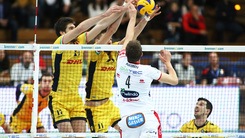 Civitanova-Perugia, Modena-Trento, sabato bollente