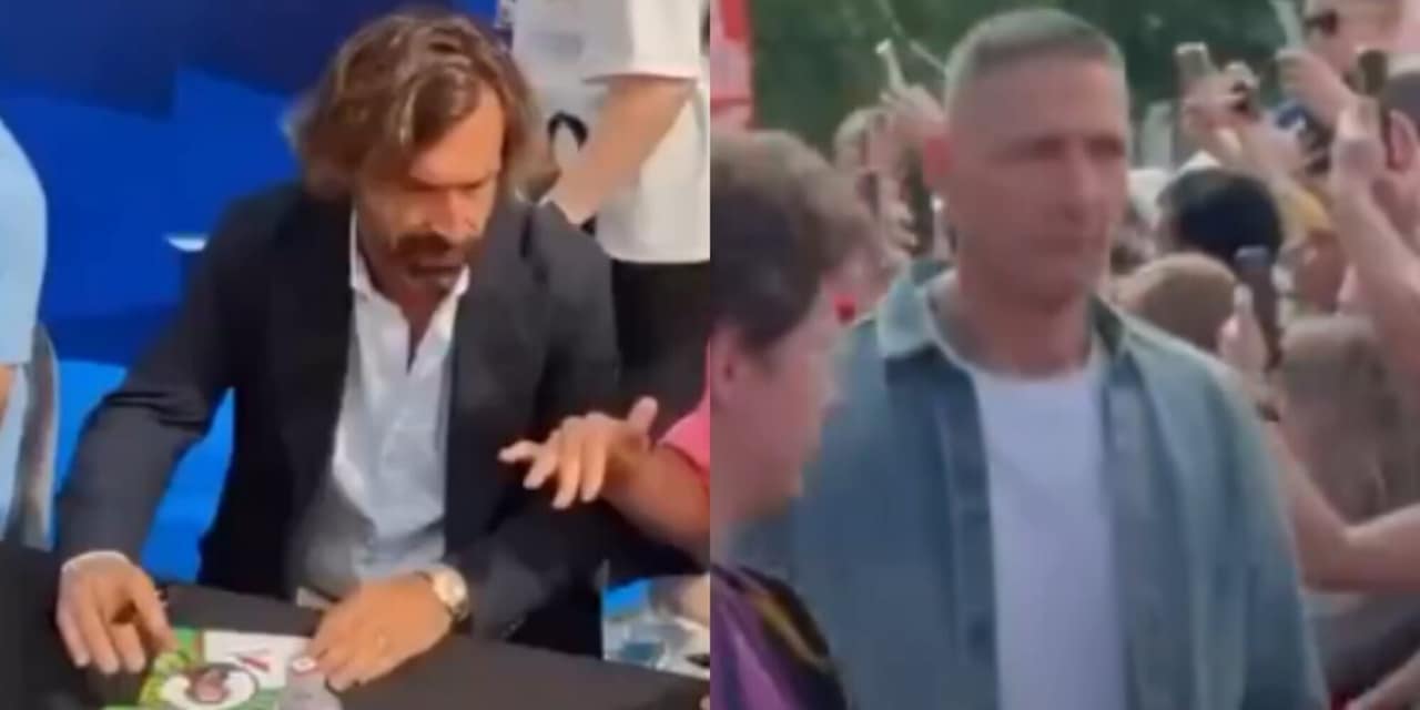 Pirlo e Materazzi ospiti a Mosca durante un pesante bombardamento su Kiev: bufera sui social