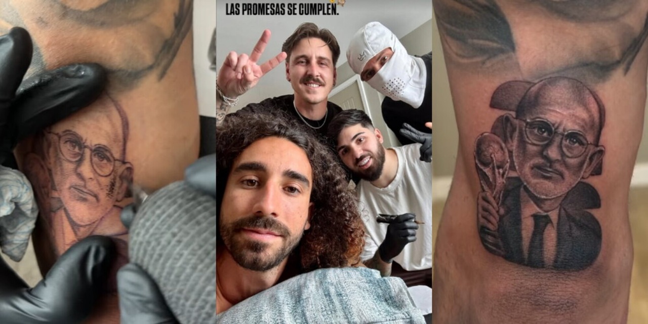 Cucurella l'ha fatto davvero: promessa mantenuta, si è tatuato De La Fuente!