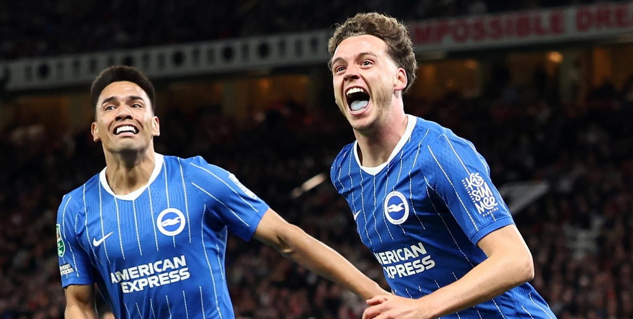 Carabao Cup, il Brighton ribalta il Manchester United. Abraham lancia l'Aston Villa