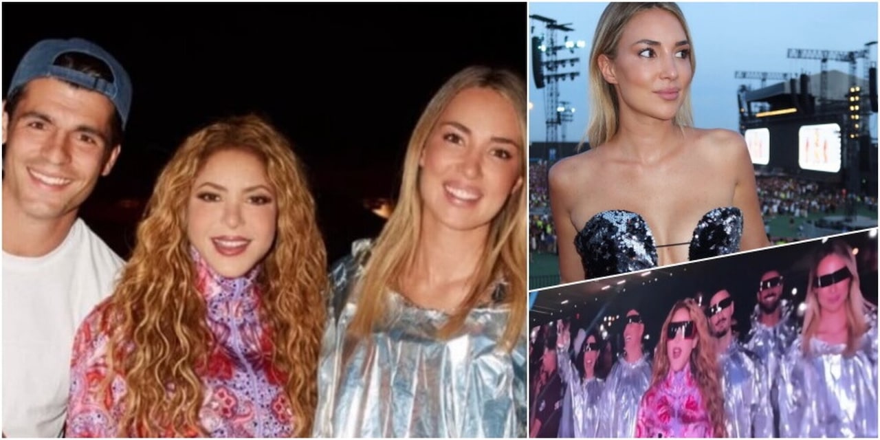 Alice Campello a sorpresa: spunta sul palco con Shakira e Morata reagisce così