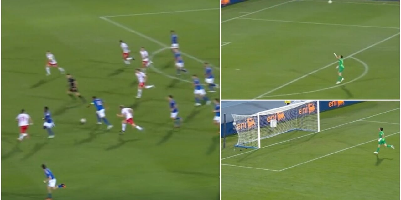 Ndour, che magia da 70 metri: il gol pazzesco alla Polonia fa impazzire Baldini e tutta l'Italia U21 FOTO