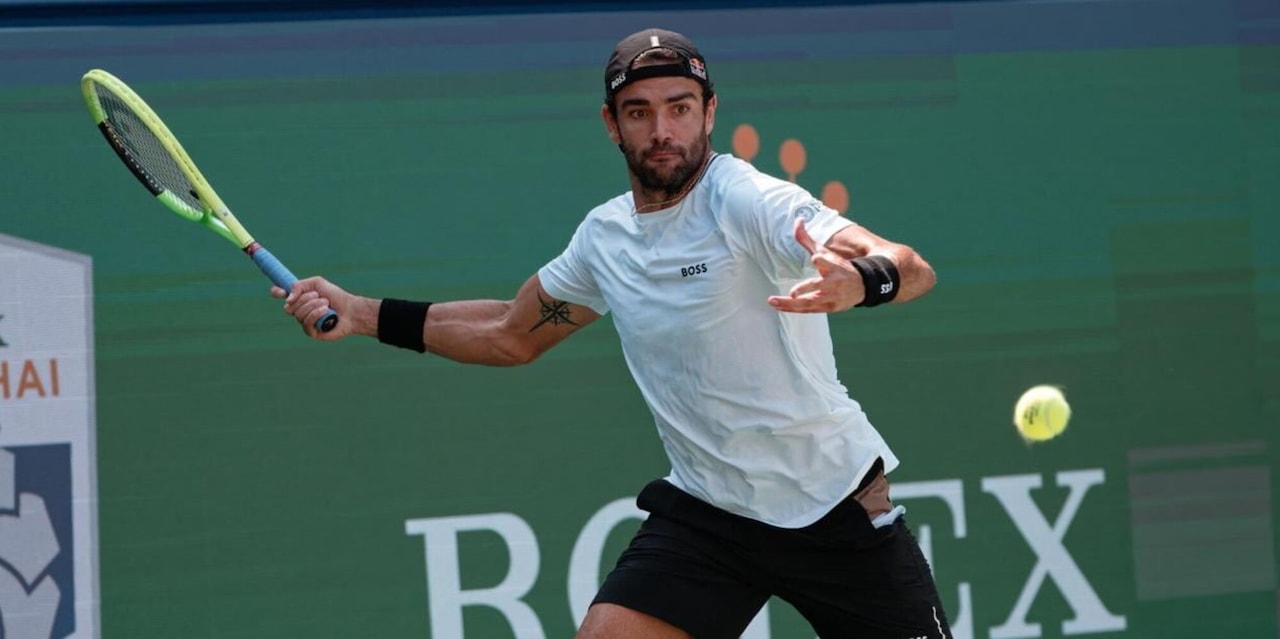 Esordio con vittoria per Berrettini a Shanghai: battuto Kovacevic in rimonta