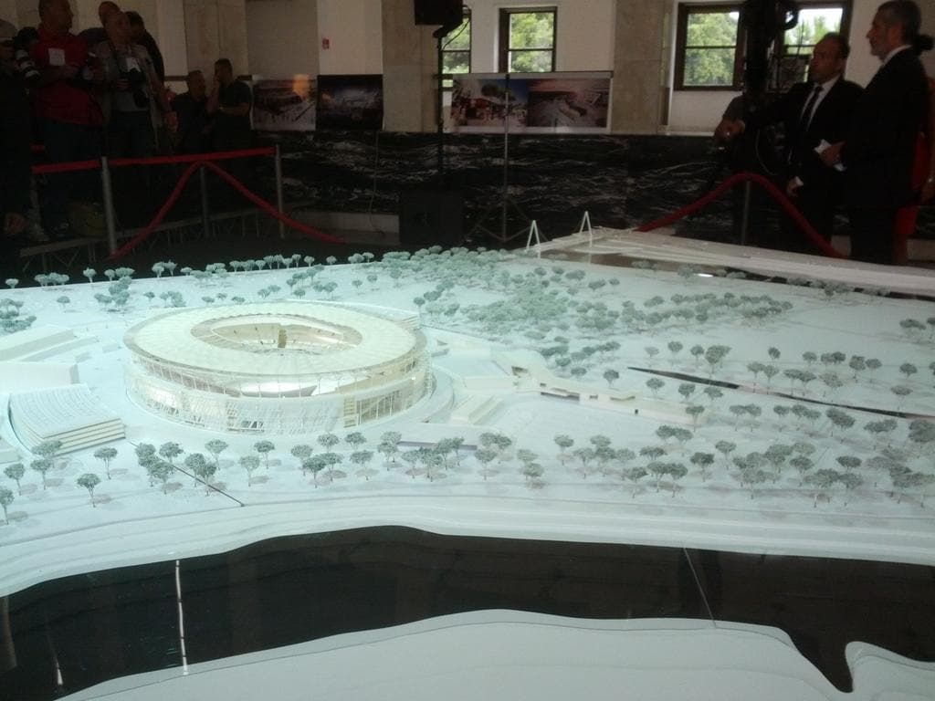 Roma: la presentazione del progetto Stadio