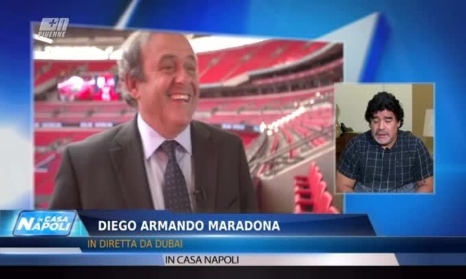 Maradona: "Platini bugiardo e commediante con Blatter"