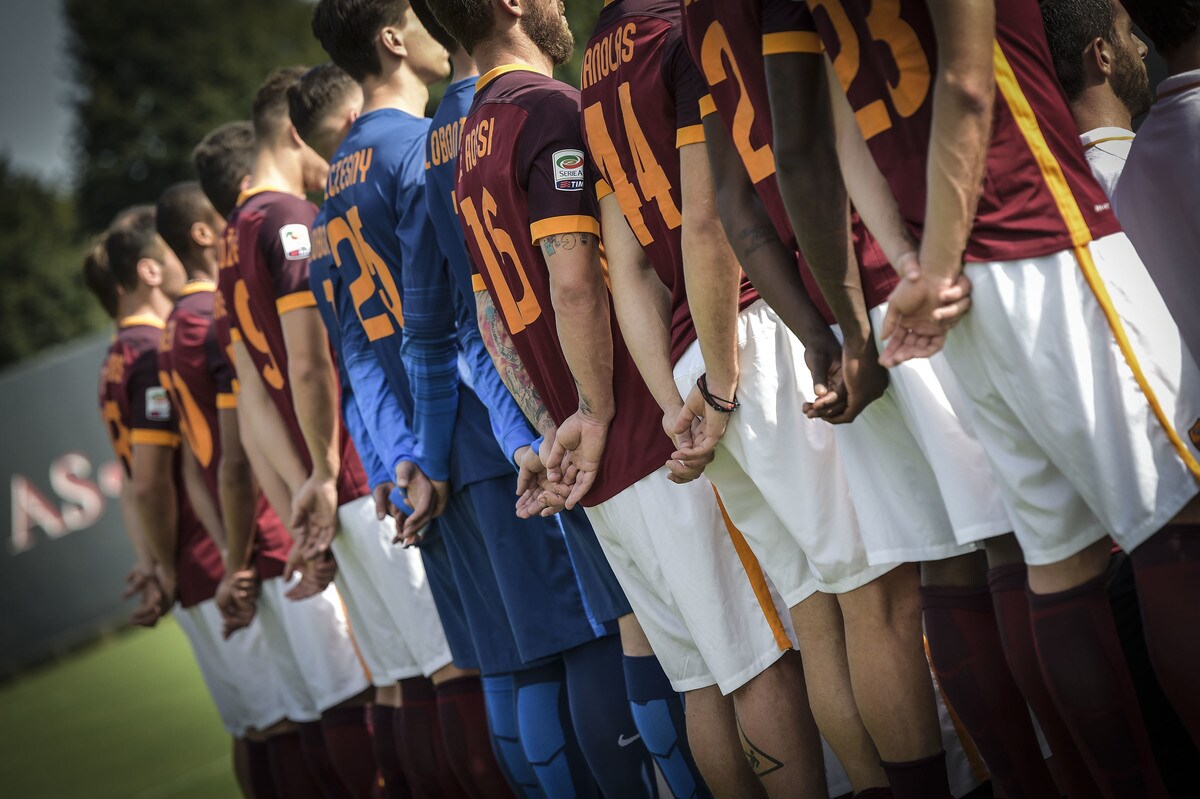 Roma, giallorossi modelli per un giorno
