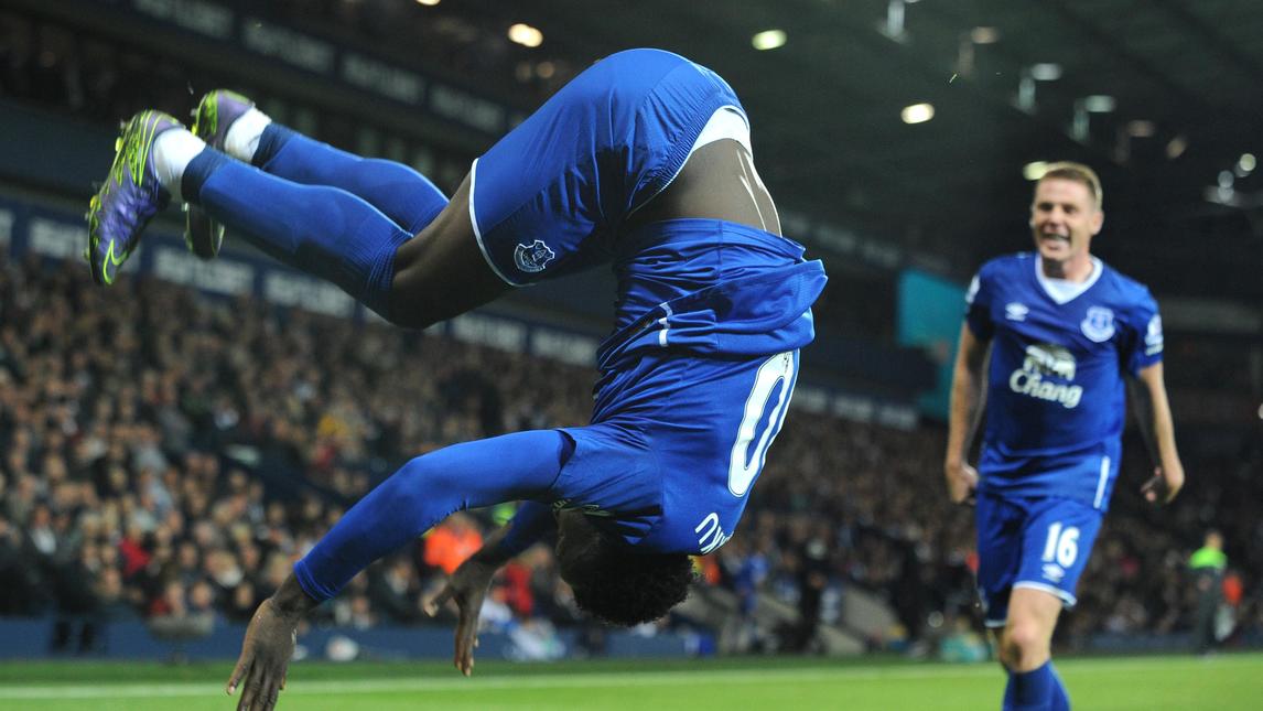 Lukaku, doppietta e capriola per la rimonta Everton