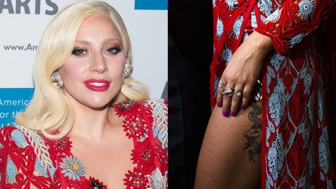Lady Gaga a New York, spacco e sexy tattoo