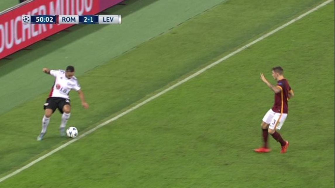 Bayer, dubbi sul gol del 2-1: la palla è uscita