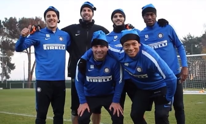 Gli auguri di Buon Natale dell'Inter