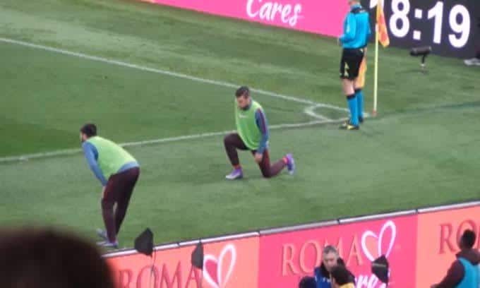 Il ritorno in campo di Kevin Strootman e l'ovazione dell'Olimpico