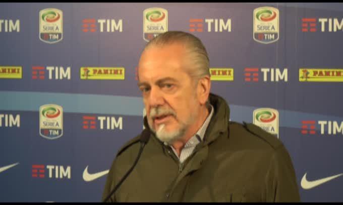 De Laurentiis: "Nulla da rimproverare a Sarri"