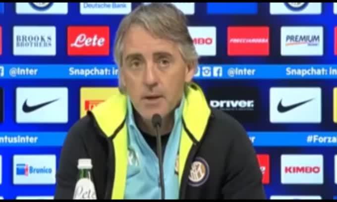 Mancini: "Nazionale? Sto bene all'Inter"