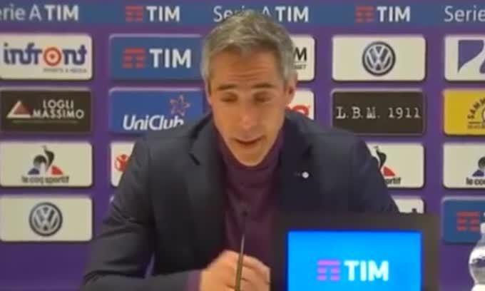 Paulo Sousa: "Fischi meritati"