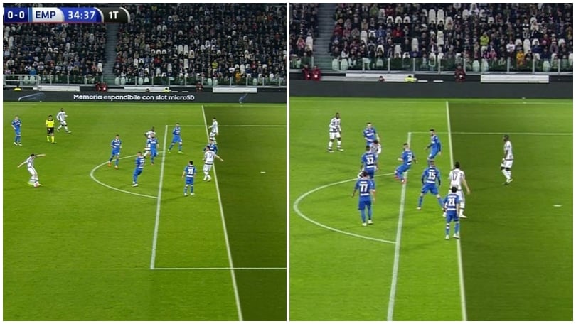 Juventus-Empoli, episodio dubbio: c'era il fuorigioco di Morata?