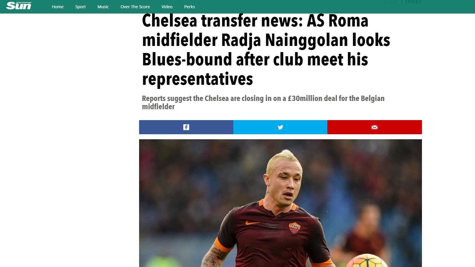 Sabatini dal Chelsea, la nostra esclusiva fa il giro del web