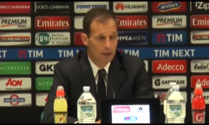 Allegri: "Per lo scudetto servono ancora più punti"