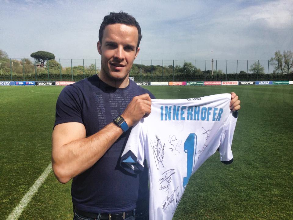 Lazio, Innerhofer a Formello: lo sciatore olimpico con i biancocelesti