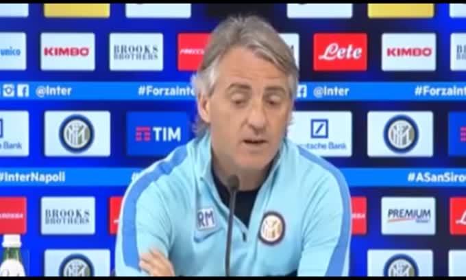 Mancini: "Mai avuto problemi con Icardi. Sarri? Gli stringerò la mano"