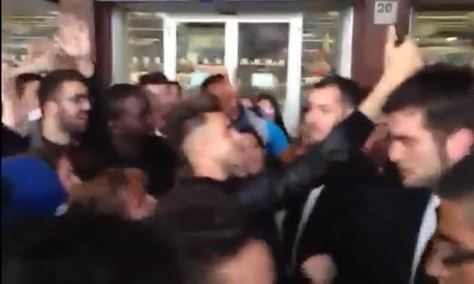Roma, che festa alla stazione Termini per El Shaarawy