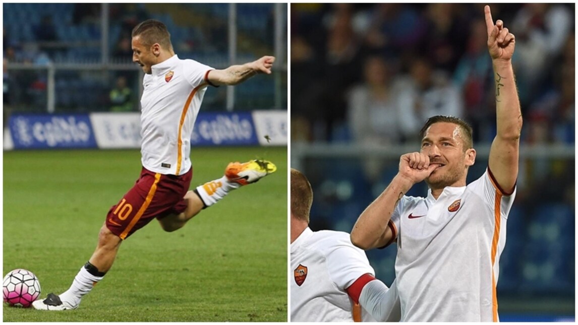 Genoa-Roma, Totti da leggenda: che gol su punizione!