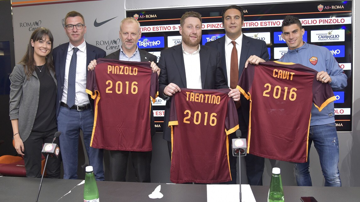 Roma e Pinzolo di nuovo insieme: squadra in ritiro in Trentino dal 9 al 17 luglio