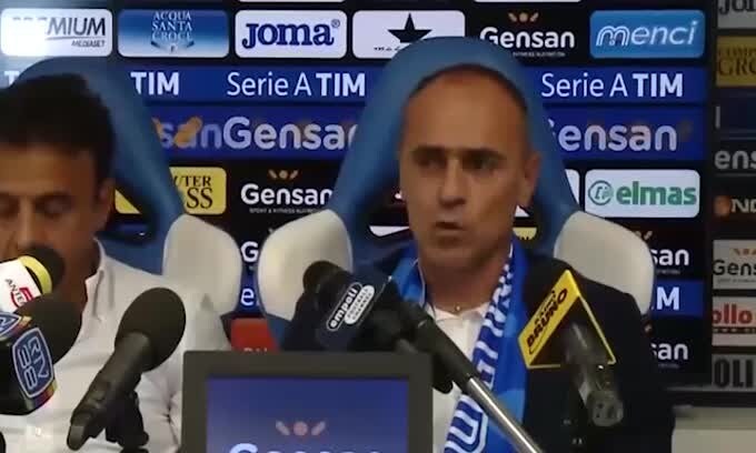 Empoli, Martusciello: "Emozionato di essere il nuovo tecnico"