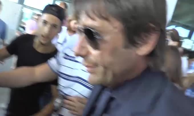 Il ritorno degli azzurri, Conte: "Grazie a tutti"