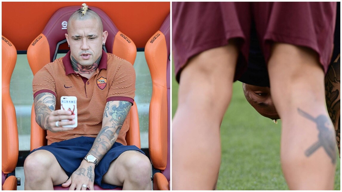 Roma, la partita di Nainggolan: selfie, stretching e una cresta nuova!