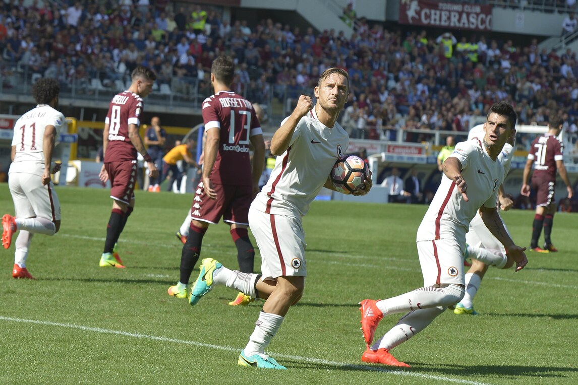 Torino-Roma 3-1: Totti non basta, giallorossi ko