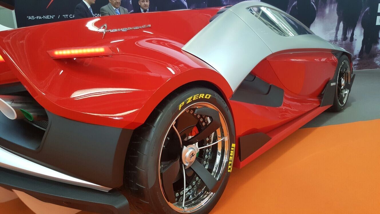 Frangivento Asfané HyperSportItalia al Motor Show 2016: foto