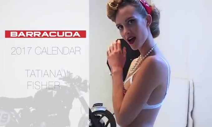 Calendario Barracuda 2017: il backstage con Tatiana Fisher