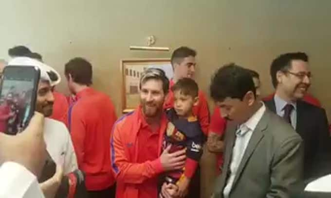 Il piccolo fan afgano Murtaza realizza il sogno: che incontro con Messi!