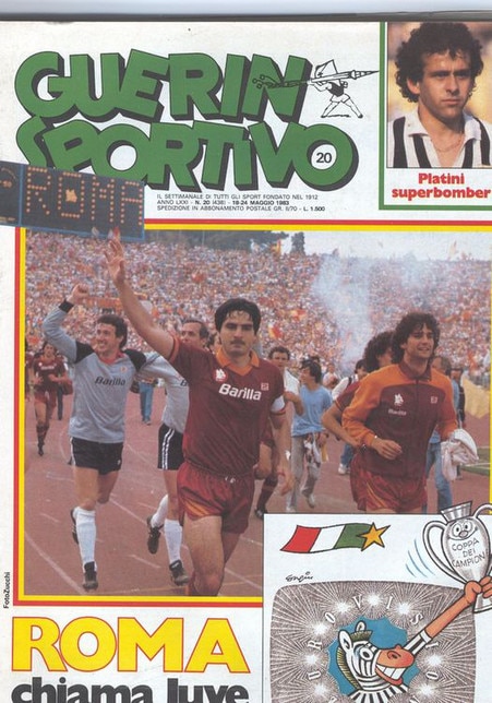 IL CAMPIONE - PLATINI - GUERIN SPORTIVO Vintage Des Années 80 - Juventus